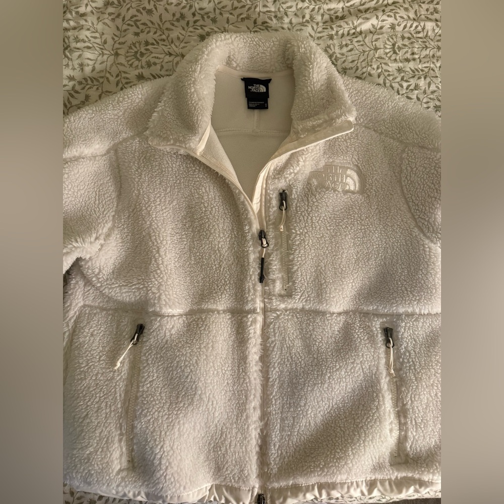 The North Face Ivory Sherpa Fleece Jacket